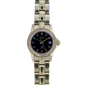 Mallard Swiss Quartz Ladies Dive Watch 100m Water Resistant Gold Plated Vintage